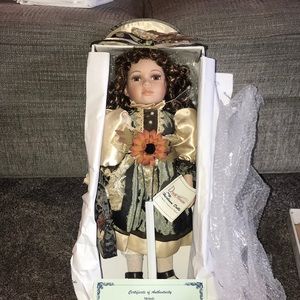 Duck House porcelain Heirloom Doll